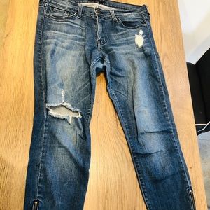 Flying Monkey Distressed Skinny Jeans